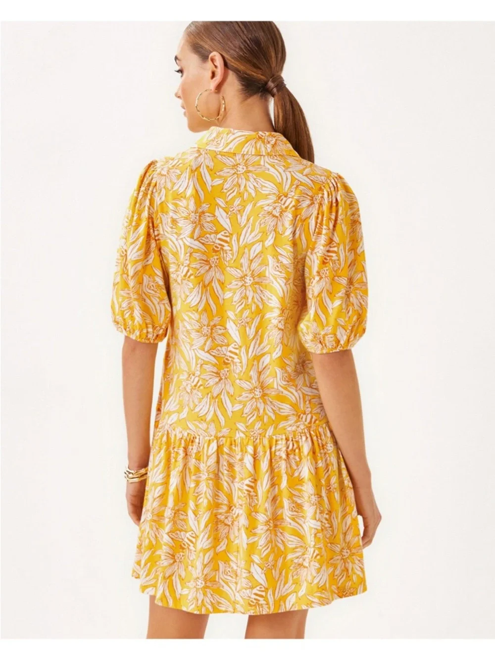 Lilly Pulitzer NWOT BINGLEY DRESS HIDEAWAY HONEYCOMB size Small - Picture 2 of 8